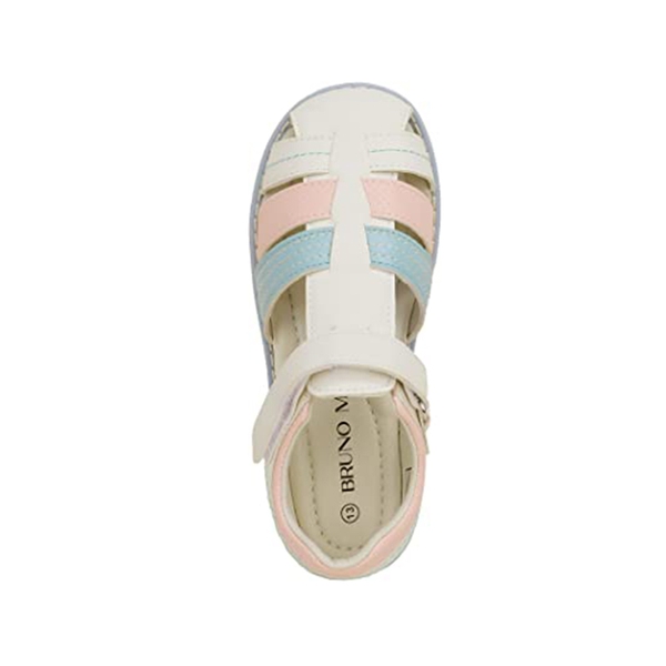 Boys' Closed-Toe Outdoor Sport Sandals - WHITE PINK - 3